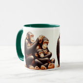 チンパンジーコーヒーマグ マグカップ (正面左)