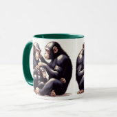 チンパンジーコーヒーマグ マグカップ (正面左)