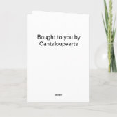 チンパンジーチルドレンズエイジ誕生日 シーズンカード (裏面)