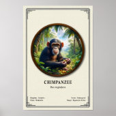 チンパンジー動物学シリーズ ポスター (正面)