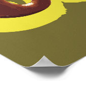 チンパンジー喫煙パイプ ポスター (角)