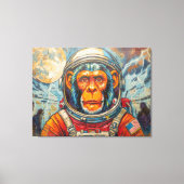 チンパンジー宇宙飛行士-帰還 キャンバスプリント (正面)