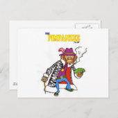 チンパンジー巨大 ポストカード (正面/裏面)