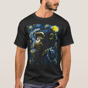 チンパンジー恋人のギフトアート Tシャツ