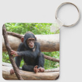 チンパンジー001 キーホルダー (裏面)