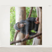 チンパンジー001 タペストリー (正面)