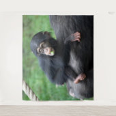 チンパンジー032 タペストリー (正面)