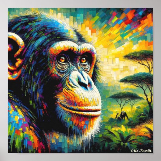 チンパンジー4 ポスター (正面)