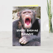 チンパンジー_ カード (正面)