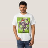 チンパンジー・クリスマス Tシャツ (正面フル)