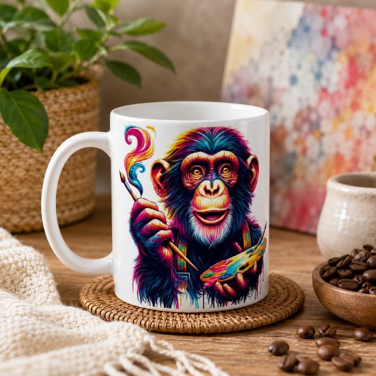 チンパンジー コーヒーマグ コーヒーマグカップ