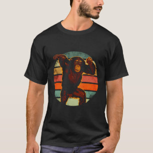 チンパンジー・チンプボノボアペ霊長類猿動物 Tシャツ