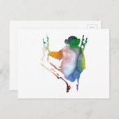 チンパンジー ポストカード (正面/裏面)