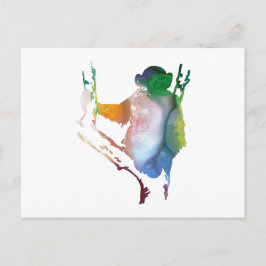 チンパンジー ポストカード