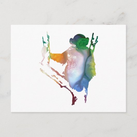 チンパンジー ポストカード (正面)