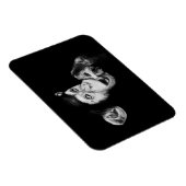 チンパンジー・ポートレート マグネット (右側)