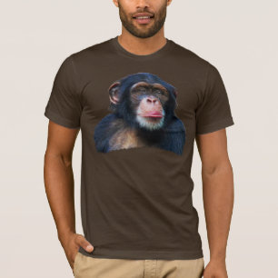 チンパンジーIIワイルドライフアートTシャツ Tシャツ