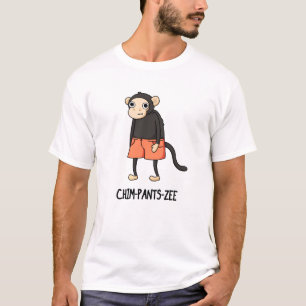チンパンツジーチンパンジーおもしろいモンキープン Tシャツ