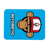 チンパンロボット帽子磁石 マグネット (横)