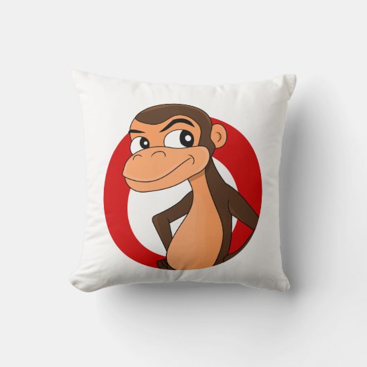 チンプアニメ装飾用クッション クッション (正面)