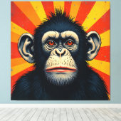 チンプ キャンバスプリント (インサイチュ (ウッドフロア))