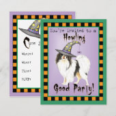 チン日本のウィッチ招待状 (正面/裏面)