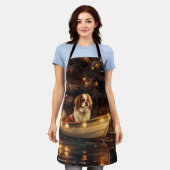 チン日本のクリスマスフェスティバル航海 エプロン (着用した状態)