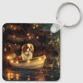 チン日本のクリスマスフェスティバル航海 キーホルダー (裏面)