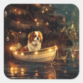 チン日本のクリスマスフェスティバル航海 スクエアシール (正面)