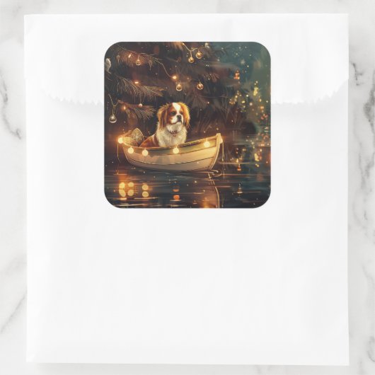 チン日本のクリスマスフェスティバル航海 スクエアシール (バッグ)