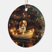 チン日本のクリスマスフェスティバル航海 セラミックオーナメント (左)