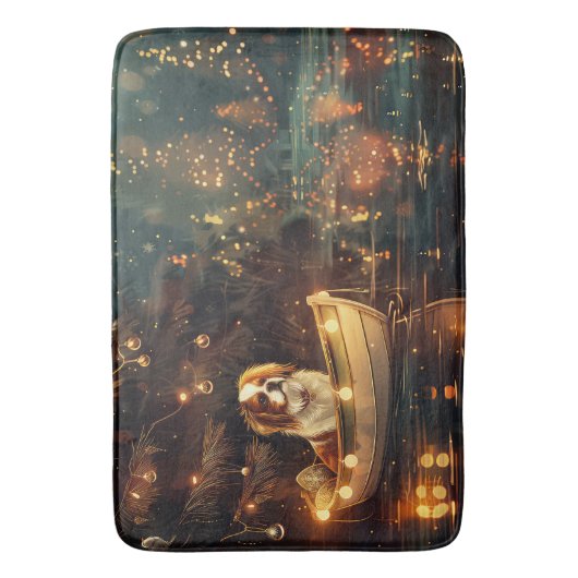 チン日本のクリスマスフェスティバル航海 バスマット (正面縦)