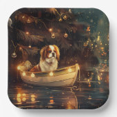 チン日本のクリスマスフェスティバル航海 ペーパープレート (正面)