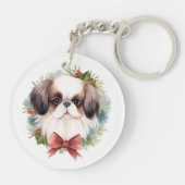 チン日本のクリスマスリースフェスティバルカップ キーホルダー (裏面)