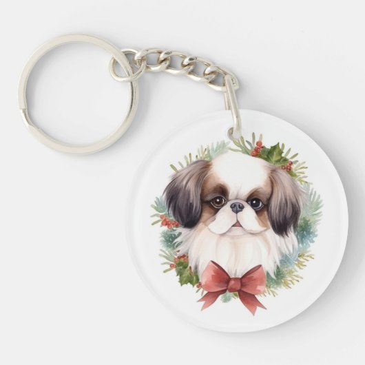 チン日本のクリスマスリースフェスティバルカップ キーホルダー (正面)