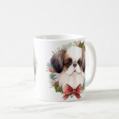 チン日本のクリスマスリースフェスティバルカップ コーヒーマグカップ (正面右)