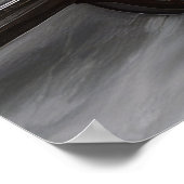 チン日本のスノイそりクリスマスデコール ポスター (角)