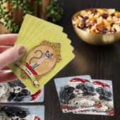 チン日本のドグクリスマスフェスティバル トランプ (インサイチュ)