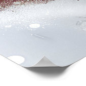 チン日本のドグクリスマスフェスティバル ポスター (角)