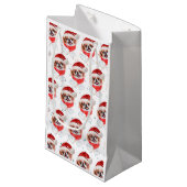 チン日本のドッグがクリスマススターを育む スモールペーパーバッグ (正面アングル)