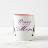 チン日本のハートママ ツートーンマグカップ (中央)