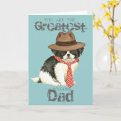 チン日本のパパ カード (黄色い花)