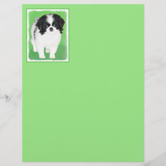 チン日本のパピー絵画ズ – Dog Art (正面)
