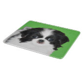 チン日本のパピー絵画ズ – Dog Art カッティングボード (角)