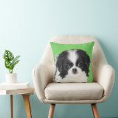 チン日本のパピー絵画ズ – Dog Art クッション (椅子)