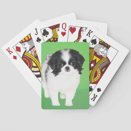 チン日本のパピー絵画ズ – Dog Art トランプ (裏面)