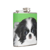 チン日本のパピー絵画ズ – Dog Art フラスク (右)