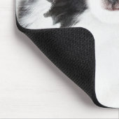 チン日本のパピー絵画ズ – Dog Art マウスパッド (コーナー)