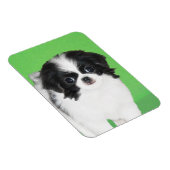 チン日本のパピー絵画ズ – Dog Art マグネット (右側)