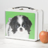 チン日本のパピー絵画ズ – Dog Art メタルランチボックス (インサイチュ)
